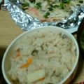 Rikako0723's cooksnap of when they made 味付けは麺つゆだけ☆超簡単炊き込みご飯.