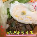 まゆちゃろ's cooksnap of when they made お手軽♪簡単♪家にある物でガパオライス☆.
