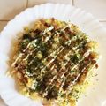 卓球人's cooksnap of when they made お好み焼き風チャーハン☆.