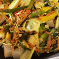 naokinawa's cooksnap of when they made 簡単！こんにゃくと野菜の甘辛炒め.