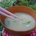 もりあん農園's cooksnap of when they made 水菜の豆乳味噌汁.