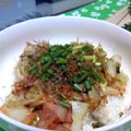 ぬかり's cooksnap of when they made 絶品！にんにく風味キャベツ丼.