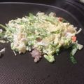 葉っぱ農園's cooksnap of when they made ダイエットに☆ヘルシー！豆腐のお好み焼き.