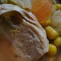クック84E1AE☆'s cooksnap of when they made レタスとコーン鶏むねのコンソメケチャ煮♪.