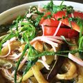 いぬころん's cooksnap of when they made ■細切りなす＆チャーシューのピリ辛素麺.