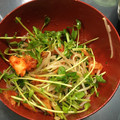 タツキ＠狩猟笛使い's cooksnap of when they made 豆苗とモヤシのキムチ中華風ナムル.