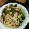 M130018's cooksnap of when they made ブロッコリーとベーコンのペペロンチーノ♡.