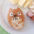  milkchoco's cooksnap of when they made トトロのサンドウィッチ✲ピクニック弁当！.