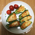 Mʕ•ᴥ•ʔS's cooksnap of when they made 人参ととりむね肉のピーマン詰め♪.