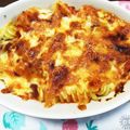 cookみぃ's cooksnap of when they made 肉団子リメイク！グラタン？ラザニア？.
