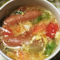 ぽち号's cooksnap of when they made レタスと卵ミニトマトのスープ.