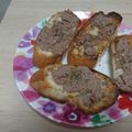 ぷーたん２５２５'s cooksnap of when they made 鶏レバーのクロスティーニ.