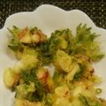 RЁI12's cooksnap of when they made タコと分葱と大葉✿サックリかき揚げ天ぷら.