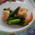 melmarilyn's cooksnap of when they made ちょこっとおつまみ海老とアスパラの炒め物.