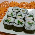 赤い電話's cooksnap of when they made 韓国風カニカマ海苔巻.