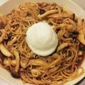 ellie21's cooksnap of when they made 簡単ヘルシー！きのこの和風パスタ.