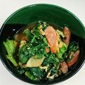 amjkao's cooksnap of when they made 棄てないで、レタスの外葉のオイスター炒め.
