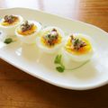 pali's cooksnap of when they made ちょっとオシャレに◆ゆで卵◆レーズンマヨ.