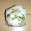 きらり流れ星's cooksnap of when they made ハルたんマンの青菜しらすおにぎり★.