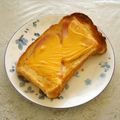 *ひろみ*'s cooksnap of when they made * ハムチーズトースト *.