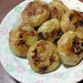 有希-yuki-'s cooksnap of when they made 焼き鳥のじゃがいも麩ハンバーグ.