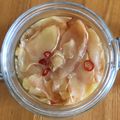 izoom's cooksnap of when they made 新生姜の甘酢漬け.
