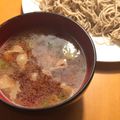 kamepanpan's cooksnap of when they made 年越しに鴨だし蕎麦.