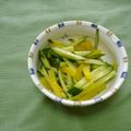 *ひろみ*'s cooksnap of when they made たくあんときゅうりの和え物.