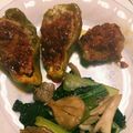 クックしょうピー's cooksnap of when they made レンジで簡単☆ピーマン肉詰め.
