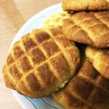 とんにゃの娘♪'s cooksnap of when they made 簡単♡さくさく メロンパン風クッキー♡.