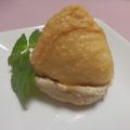 くずぴー's cooksnap of when they made 稲荷揚げで✿餅巾着～栗風.
