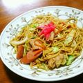 まぐゆ's cooksnap of when they made ☆春休みのお昼☆春キャベツ簡単焼きそば♪.