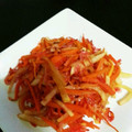 shinrimyu's cooksnap of when they made 大根と桜えびの醤油みりん炒め.