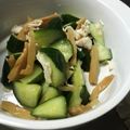 パパの手料理☆'s cooksnap of when they made ささみときゅうりの中華風お惣菜.