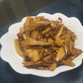 スズんこ's cooksnap of when they made 筍のきんぴら.