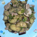美白姫's cooksnap of when they made 豚バラと茄子とピーマン炒め.