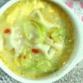 ma___111's cooksnap of when they made リメイク☆餃子玉子スープで美味しさ倍増♡.