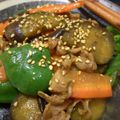 すいぽん's cooksnap of when they made ご飯もりもり！　豚ナス甘辛☆味噌炒め.