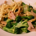 kaeかえちゃん's cooksnap of when they made ハムとブロッコリーと筍のマヨソース炒め.