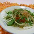 赤い電話's cooksnap of when they made 新たまねぎと水菜のサラダ.