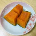 ゆかりん☆ﾐ's cooksnap of when they made 簡単★ふかしカボチャ.
