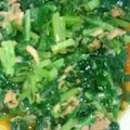 ☆meiどん☆'s cooksnap of when they made ご飯のお供に☆葉大根とシーチキンの炒め.