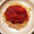 saku39717's cooksnap of when they made 恋するツナトマトのパスタ.