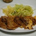 かいたん・ω・'s cooksnap of when they made 簡単♪ 焼き肉用の豚バラでピカタ.