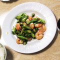 うさやん♡'s cooksnap of when they made 簡単☆海老とアスパラの塩炒め.