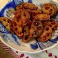 ゆきんぐりる's cooksnap of when they made レンコンの甘辛焼き.
