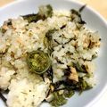 ＊PecO＊'s cooksnap of when they made 山菜☆こごみとしどけの炊き込みご飯.
