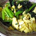 くぅmama's cooksnap of when they made ホウレン草と卵の炒め物♪.