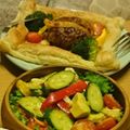 kariya_'s cooksnap of when they made ちょいリッチなハンバーグパイ♪.