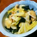まぐゆ's cooksnap of when they made キャベツと油揚げの煮物.
